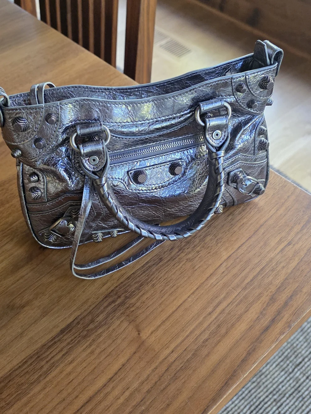 Balenciaga stylish metallic